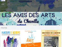 Tablet Screenshot of amis-des-arts-chaville.com